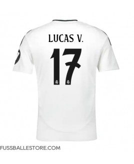 Günstige Real Madrid Lucas Vazquez #17 Heimtrikot 2024-25 Kurzarm